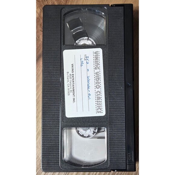 It's A Wonderful Life Classic Movie 1986 VHS VCR Video Tape Viking Uncut - Picture 2 of 5